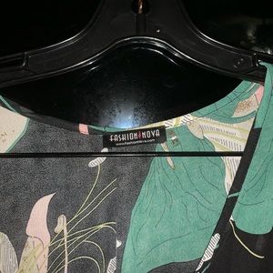 Small fashion nova floral maxi gown